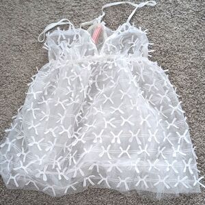 Victoria secret Tulle Bow Baby Doll Size medium